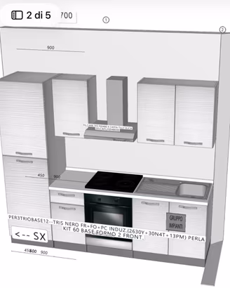 cucina e cameretta