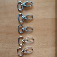 7 moschettoni per tracolla borsa