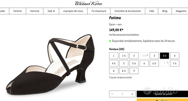 scarpe da ballo 37,5 - 38