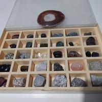 30 Minerali e Pietre Dure + grande fetta di Agata
