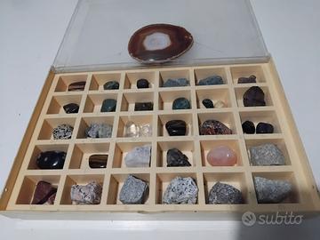 30 Minerali e Pietre Dure + grande fetta di Agata