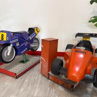 Giostra a gettone moto e auto