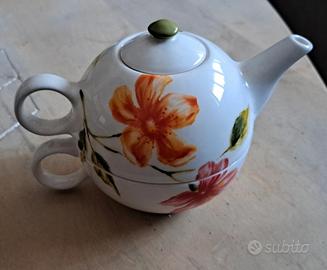 Teiera Viropa con tazza integrata