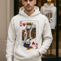 Felpa king cuori hearts s-m limited edition poker