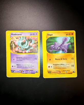 Lotto 2 carte Pokemon old skyridge