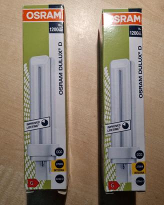 Lampadina OSRAM  Dulux D, 18W nuova