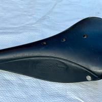 Sella bici corsa vintage in cuoio Gran sport