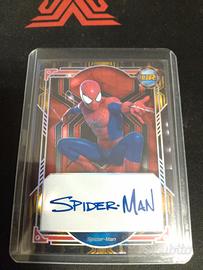 spiderman signature trading card Disney marvel