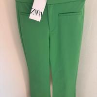 Pantaloni Verdi ZARA