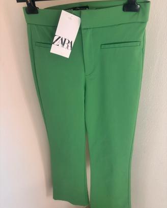 Pantaloni Verdi ZARA