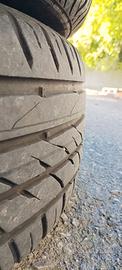 Quattro gomme estive 215/55 R16 con cerchi.