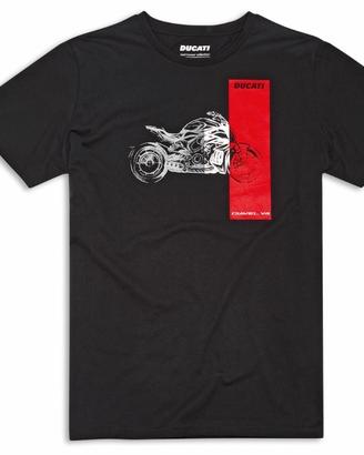 T-Shirt Ducati Diavel V4 - ULTIMA TAGLIA L / XL