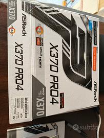 Blocco ryzen7 2700x scheda asrock x370 pro4