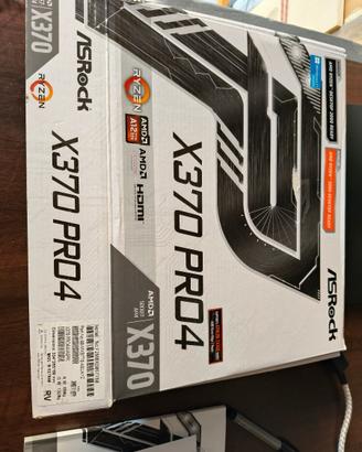 Blocco ryzen7 2700x scheda asrock x370 pro4