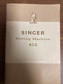 Manuale Singer sewing machine 412