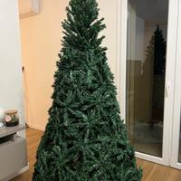 Albero Di Natale Grande 219cm con Base Inclusa