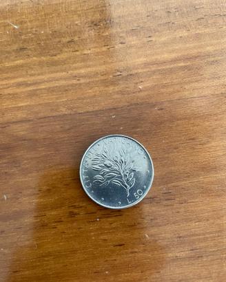 Moneta 50 lire Paul VI