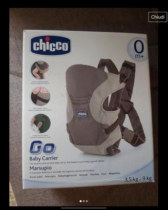 Marsupio Chicco Go Baby Carrier neonato