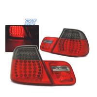 FANALI BMW E46 COUPE 03-07 LED ROSSO AFFUMICATO LO