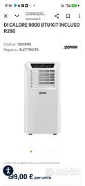 climatizzatore con pompa di calore zephir 
