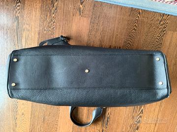 Borsa pelle nera cartier