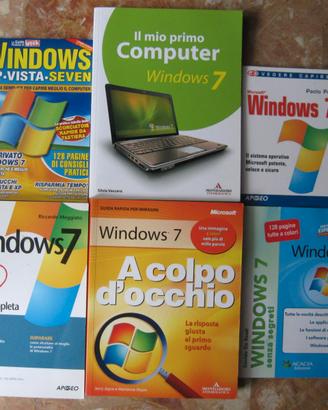 Libri vari per PC sistema operativo WINDOWS 7