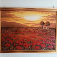 coppia di quadri fiori vintage 