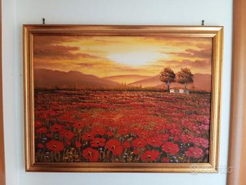 coppia di quadri fiori vintage 