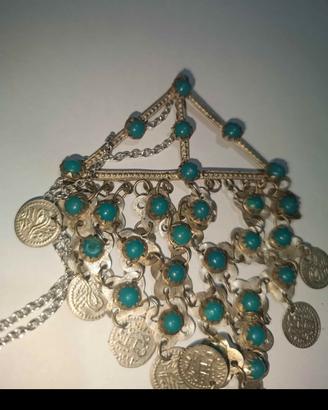 Gioiello in argento e turchese vintage