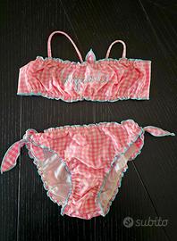 MC2 Saint Barth Bikini a fascia con ricamo Viziata