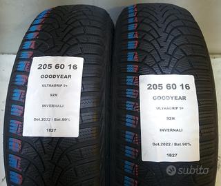 2 GOMME 205 60 16 GOODYEAR A1827
