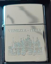 Zippo Accendino Venezia vintage '90 Polish Chrome