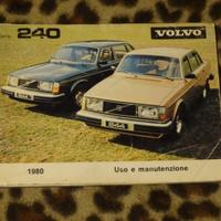 LIBRETTO USO E MANUTENZIONE VOLVO 240 1980