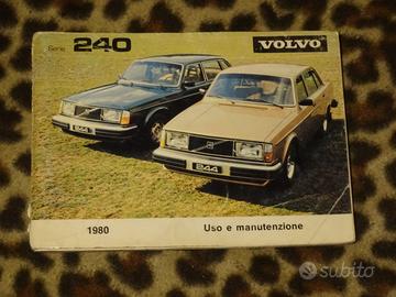 LIBRETTO USO E MANUTENZIONE VOLVO 240 1980