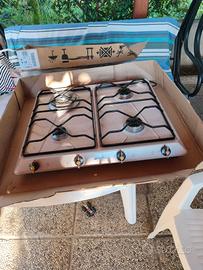 Piano cottura a gas 4 fuochi SMEG