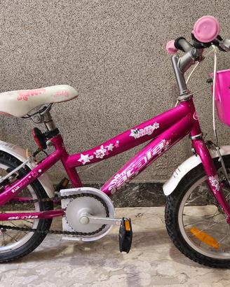 bici bimba rosa (con rotelle) 