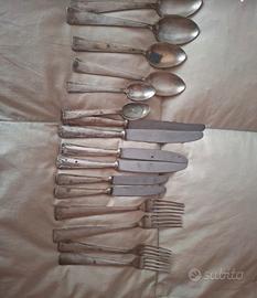 posate vintage argento 