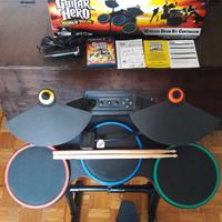 Guitar hero world tour batteria PS gioco microfono