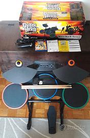 Guitar hero world tour batteria PS gioco microfono