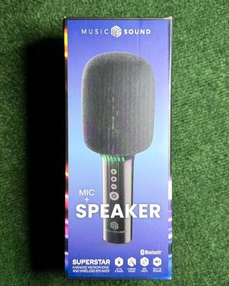 Microfono + speaker bluetooth music sound.