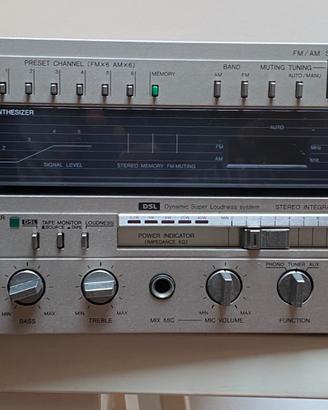 Amplificatore integrato AIWA A35 + RADIO R35 + CA