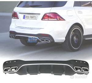 DIFFUSORE MERCEDES GLE W166 15-19 LOOK AMG GLE63 +