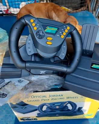 set compatibile con PlayStation, volante e pedali 