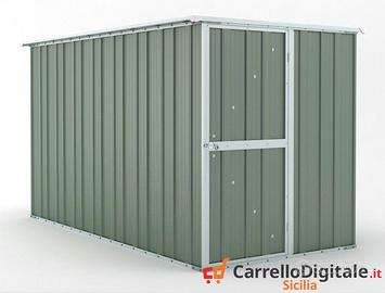 deposito attrezzi box giardino 175x307 verde