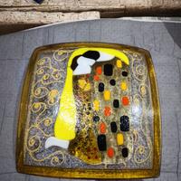 Piatto in vetro decorativa Gustav Klimt