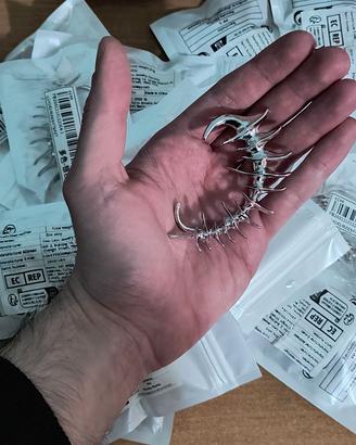 Set di orecchini earcuff  senza buco punk y2k