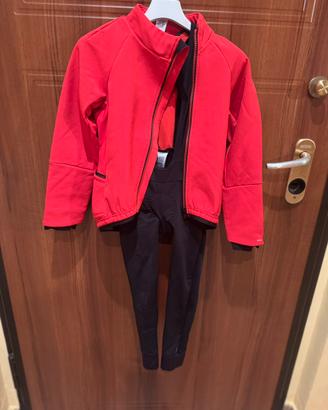 Completo bicicletta invernale bambino