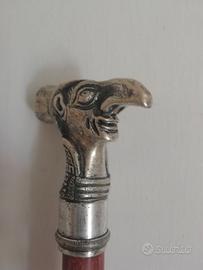 antico bastone da difesa Pulcinella raro