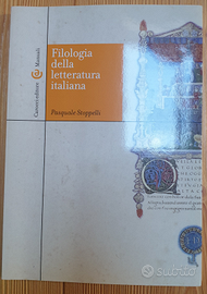 Filologia della letteratura italiana Stoppelli P