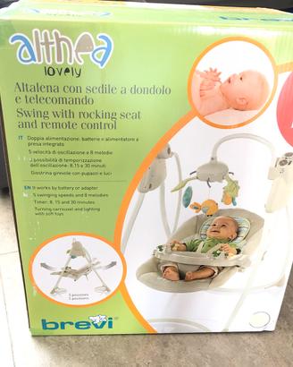 Brevi altalena con sedile a dondolo NUOVO